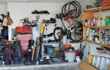 back wall of garage